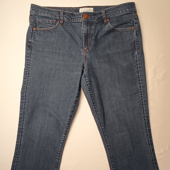 Loft Jeans Size 30/10 Modern Skinny Mid Rise Medium Wash - Picture 2 of 9